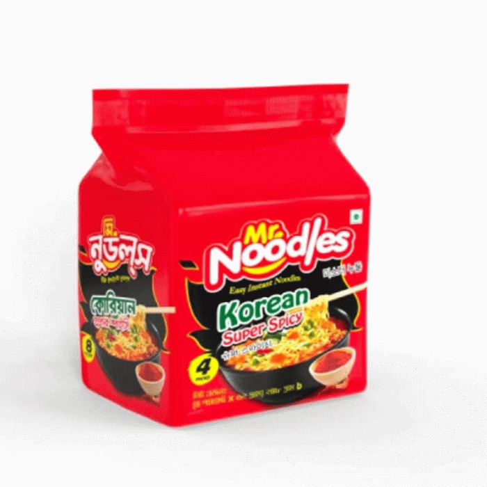 MR NOODLES 62G 4 PCS KOREAN SUPER SPICY