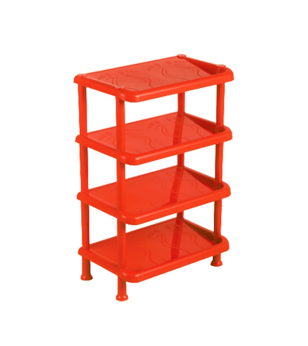 Premium Shoe Rack 4 Step RedTEL
