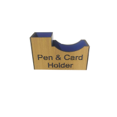 PEN AND CARD HOLDER WOODEN