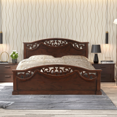 ROMILLY WOODEN KING BED | BDH-318-3-1-20