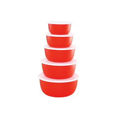 CLASSIC ROUND CONTAINER 5 PCS SET - TRANS
