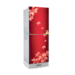 VISION GLASS DOOR REFRIGERATOR RE-200 LITRE LILY - MAROON