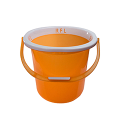 TWO COLOR FLOWER BUCKET 10L-ASSORTED