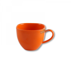 3" Square Cup- Orange