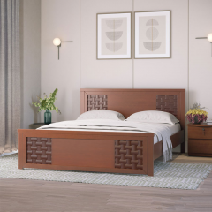 WOODEN KING BED -SHITOLPATI I BDH-366-3-1-20