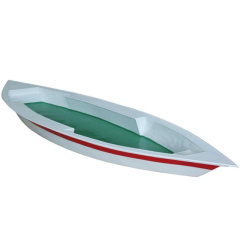 FRP SUPPORT BOAT 18' RED+ WHITE + GREEN 