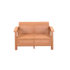 CAINO SOFA DOUBLE WITHOUT FOAM -EAGLE BROWN