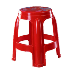 ROUND STOOL HIGH 4 COLOR (PRINTED) - ASSORTED