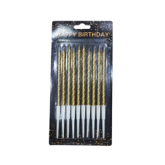 BIRTHDAY COLOR 12 PCS CANDLE PACKET-HB