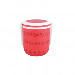 ROUND TIFFIN BOX 3 BATI - CREAM