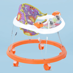 SMILE BABY WALKER - ORANGE & WHITE