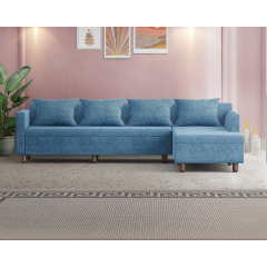IMPERIAL-WOODEN L-SHAPE SOFA I SDC-355-3-1-20