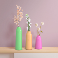 CRAFT ITEMS-HDC-376 (FLOWER VASE- ROSA)