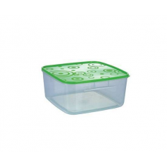 TRIM SQUARE CONTAINER 200 ML - TRANS