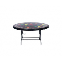 DINING TABLE 6 SEAT OVAL P/L PRINT SUNLIT 1 - RW