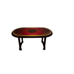 DINING TABLE 6 SEAT ELEGANT P/L PRINT LEGACY - RW