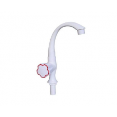 PILLAR COCK(W)-THREAD MOVING