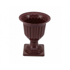 TEL KHANDANI FLOWER TUB MEDIUM BROWN