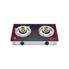 DOUBLE GLASS LPG GAS STOVE ROSEE