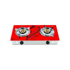DOUBLE GLASS LPG GAS STOVE SILKY