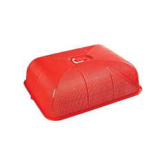 WEB DISH COVER BIG RED