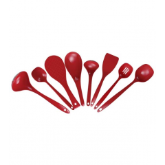 8 PIECES SPOON SET- RED
