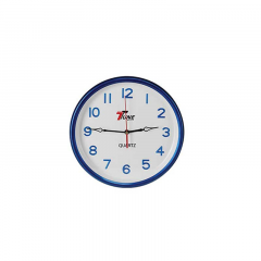 TUNE WALL CLOCK WITH DIGIT ROUND-BLUE
