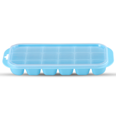 DAISY ICE TRAY WITH COVER - LIGHT BLUE