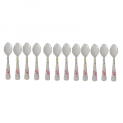 TEA SPOON 12 PCS SET -CAMELLIA