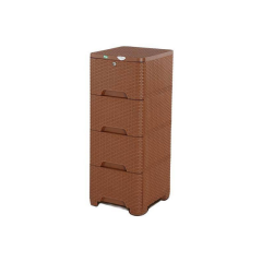 CAINO CLOSET 4 DRAWER - EAGLE BROWN