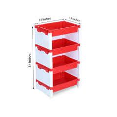 CAINO FENCE RACK 4 STEP - TWO COLOR
