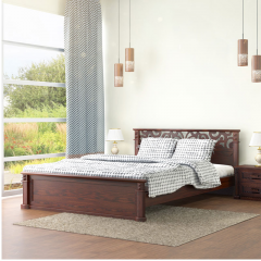 ELIZABETH-WOODEN DOUBLE BED | BDH-309-3-1-20