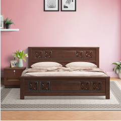 EDEN WOODEN DOUBLE BED I BDH-358-3-1-20