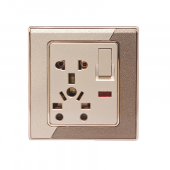 CLICK MARIGOLD COMBINATION SOCKET WITH SWITCH,13A