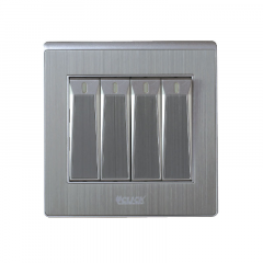 CLICK-ART-4 GANG 1 WAY SWITCH