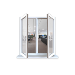 CASEMENT WINDOW-6MM TEMPERED CLEAR GLASS