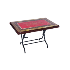 DECO TABLE 4 SEAT S/L PRINT ROCK 2 - RW