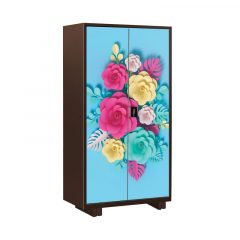 HOUSEHOLD ALMIRAH CHOCO FLORAL BLUE