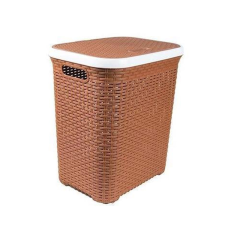 CAINO LAUNDRY BASKET MEDIUM - EAGLE BROWN
