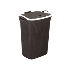 CAINO LAUNDRY BASKET OVAL - HOBBY BROWN