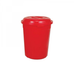 DRUM BUCKET WITH LID 40L - RED