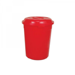 DRUM BUCKET WITH LID 60L - RED