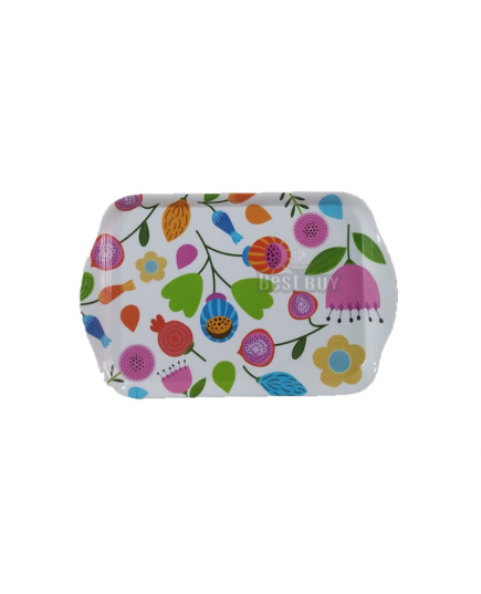 11.5" Tray-Flowers 11.5" Tray-Flowers