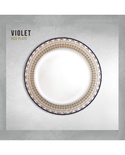 10" Soup Plate -Violet