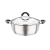 SS CURRY PAN WITH LID-28CM-HF7728-IMP