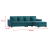 PARIS-MODULAR L-SHAPE SOFA I SDC-365-3-1-20