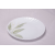 13.5" Crazy Oval Dish-Green Leaf