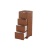 CAINO CLOSET 4 DRAWER - EAGLE BROWN