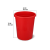 DRUM BUCKET WITH LID 100L - RED