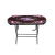 DINING TABLE 4 SEAT OVAL S/L PRINT FOG - ROSE WOOD
